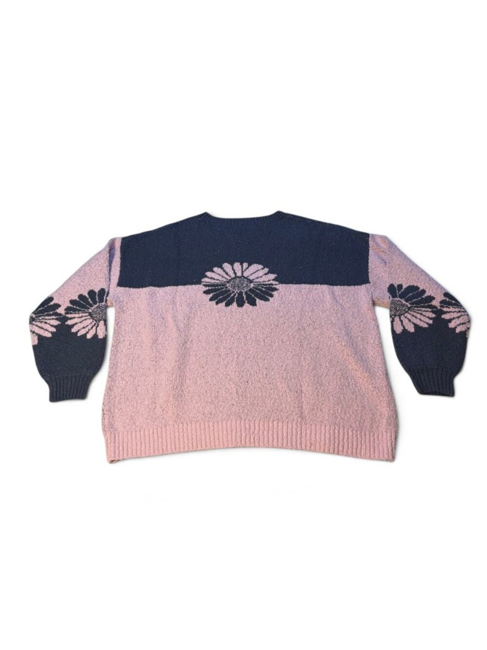 FREE PEOPLE "Pull In Bloom" Oversized Sweater - NWOT, S, Purple/Blue - Picture 9 of 13